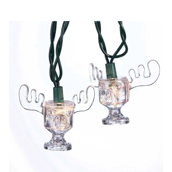 2 SETS - National Lampoon Christmas Vacation Wally World Moose Mug Light Set - - Picture 6 of 8